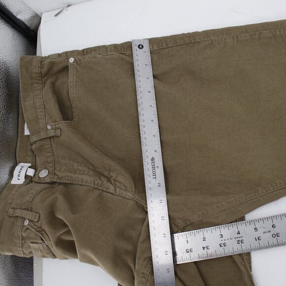 Frame pants Men 36 L32 L'Homme Slim corduroy Mid Rise Stretch flat front pocket - Picture 6 of 12